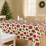 Julestjerne & Eføy – Klassisk juleduk med akrylbelegg, miljø