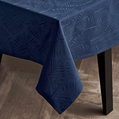 Juna Lea Blå Jacquard Damaskduk – 150 x 220 cm