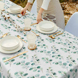 Junos Eucalyptus – Akrylduk med akvarellblader miljø