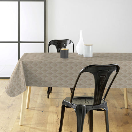 Kalini Luxury Natural – Voksduk med grafisk mønster i flott 3D-effekt, miljø