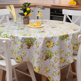 Limoncello Garden – Voksduk med sitronmotiv, miljø