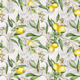 Limonero – Akrylduk med sitroner og patchworkmønster