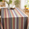 Linea Viva – Akrylduk med levende striper, bordende