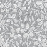 Linen Leaf Grå – Lett preget voksduk med bladmotiv, nærbilde