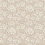 Linen Leaf Natur – Lett preget voksduk med bladmotiv, mønster