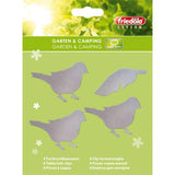 Magnetiske dukvekter – Fugler & Fjær – Sett med 4 stk