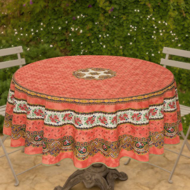 Marat d’Avignon Tradition Oransje – Rund provenceduk Ø 180