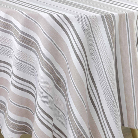 Melina Ø180 cm, rund duk i resirkulert bomull