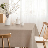 Nagore Beige – Akrylduk med klassisk fiskebensmønster, hjørne