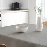Nagore Gris – Akrylduk med klassisk fiskebensmønster