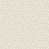 Naya Naturel – Glatt voksduk med linlook og diskret bladmønster, mønster