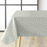 Naya Sauge – Voksduk med linlook og små grønne blader, hjørne