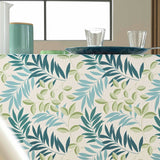 Nedelia Sage - 145 x 240 cm rektangulær duk med bladmønster nærbilde