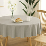 Nelson, ensfarget rund bordduk Ø 180, Grå