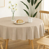 Nelson, ensfarget rund bordduk Ø 180, linfarget