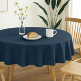 Nelson, ensfarget rund bordduk Ø 180, Koboltblå