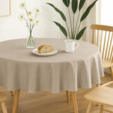 Nelson, ensfarget rund bordduk Ø 180, Mastic