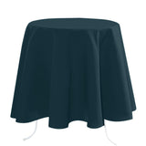 Nelson, ensfarget rund bordduk Ø 180, Koboltblå