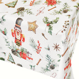 Nøtteknekkere og Gaver – Juleakrylduk med klassiske motiver, nærbilde