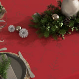 Engholm Noel damaskvevd juleduk, rød - 150 x 320 cm