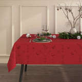 Engholm Noel damaskvevd juleduk, rød - 150 x 420 cm