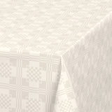 Nordfavn Adamascado Positivo Offwhite – Voksduk med klassisk mønster, hjørne