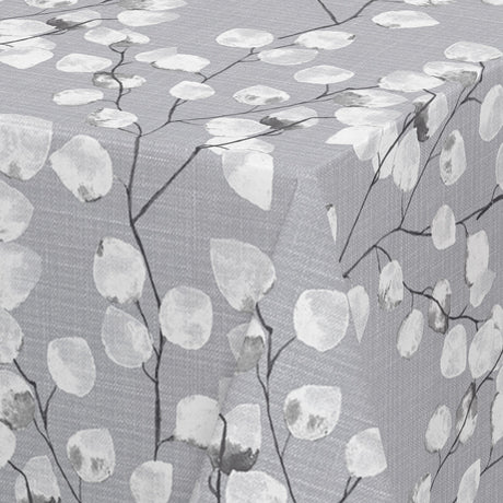 Nordfavn Autumn Leaf – Voksduk med dempet bladmotiv hjørne