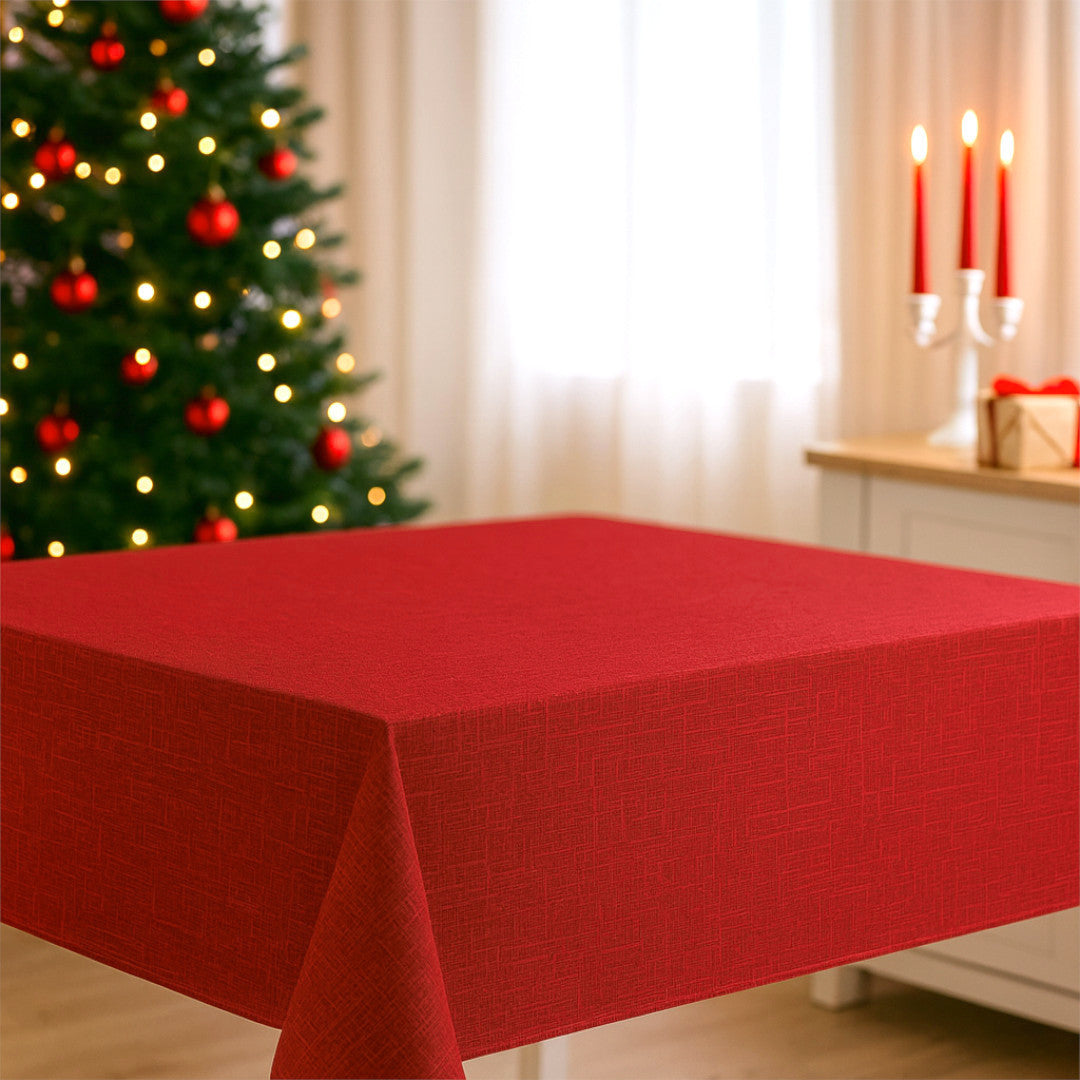 Nordfavn Red – Ekstra kraftig rød preget voksduk