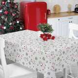 Nordfavn Ciervos Navidad – Julevoksduk med søte reinsdyr, miljø