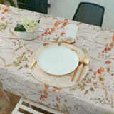 Nordfavn Cristel – Akrylduk med ville blomster i varme høstfarger, bord