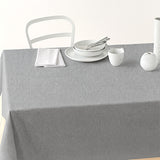 Nordfavn Dean Duegrå – Ensfarget akrylduk i linlook