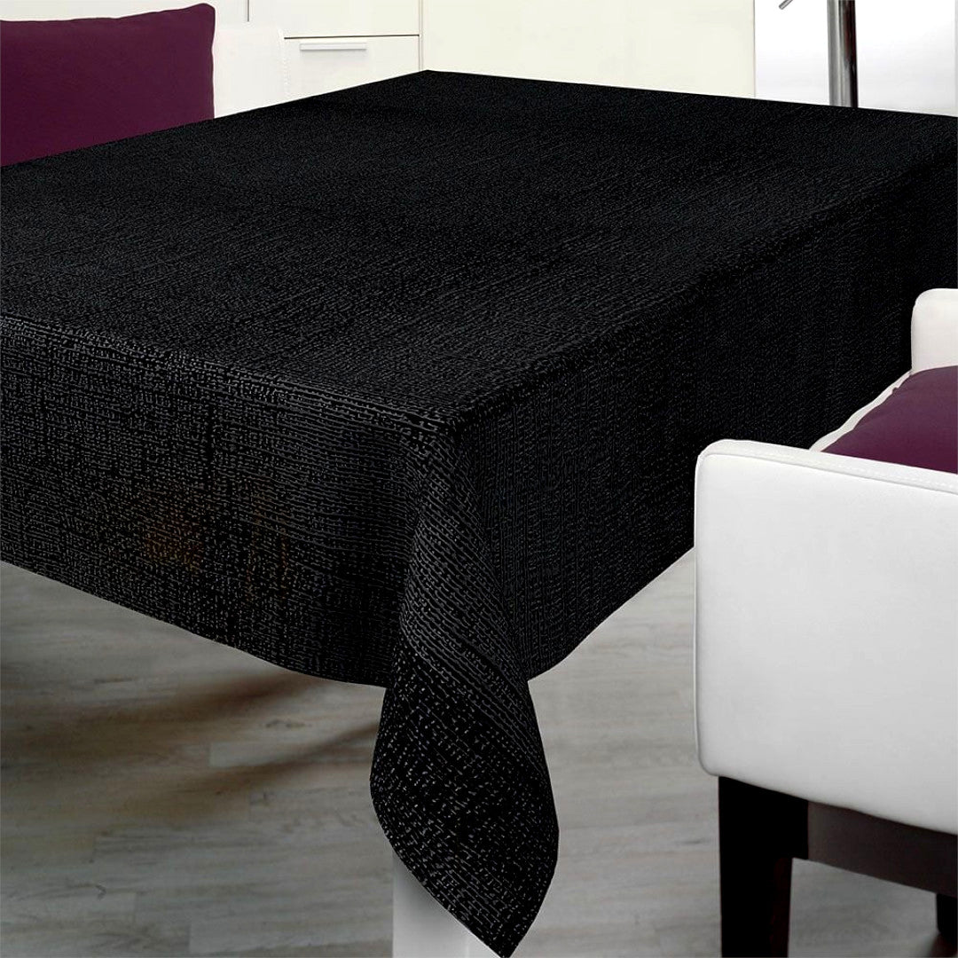 Nordfavn Elegant Black Onyx – Ekstra kraftig sort voksduk med vakkert pregede spill, miljø 1