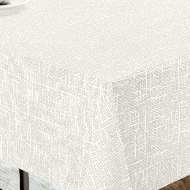 Nordfavn Elegant Marshmallow – Ekstra kraftig voksduk med vakkert preget spill, hjørne