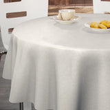 Nordfavn Fine Texture Snow – Lett preget voksduk med fint linlook, mønster