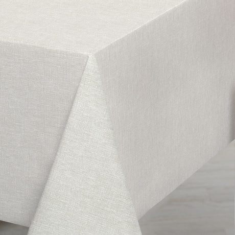 Nordfavn Fine Texture Snow – Lett preget voksduk med fint linlook, miljø