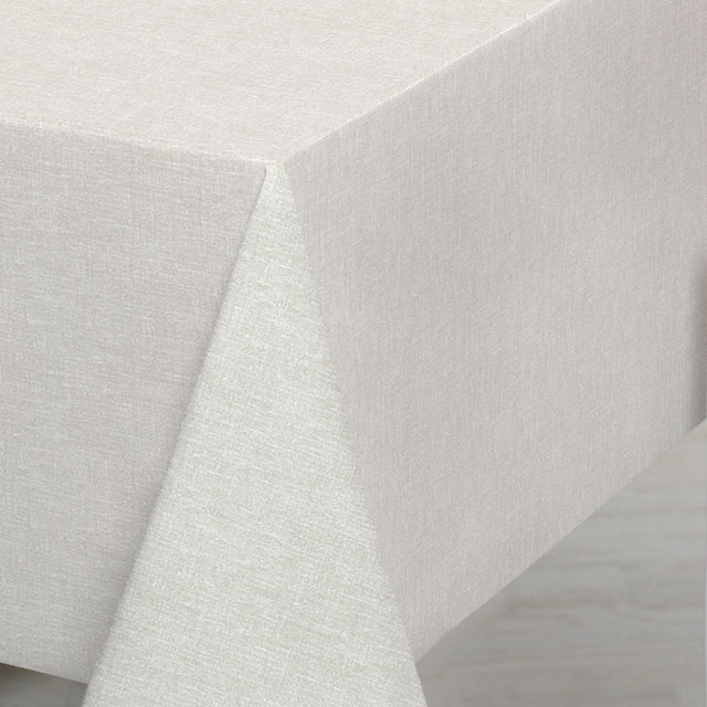Nordfavn Fine Texture Snow – Lett preget voksduk med fint linlook, miljø