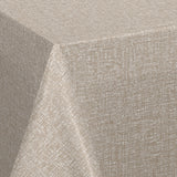 Nordfavn Fine Weave Linen – Preget voksduk med diskret tekstiluttrykk, hjørne