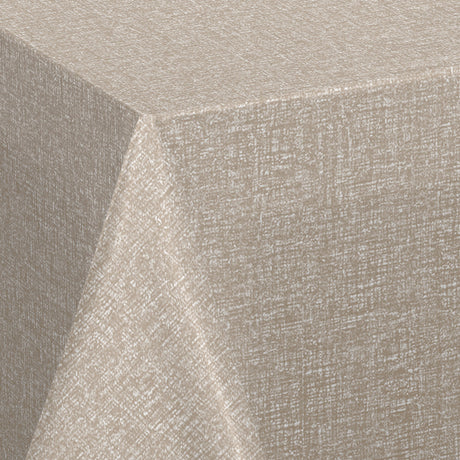 Nordfavn Fine Weave Linen – Preget voksduk med diskret tekstiluttrykk, hjørne