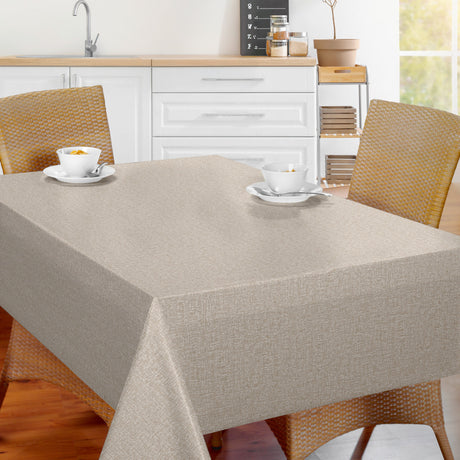 Nordfavn Fine Weave Linen – Preget voksduk med diskret tekstiluttrykk, miljø