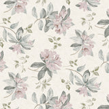 Nordfavn Fruehling Rosa – Voksduk med mykt blomstertrykk mønster