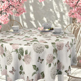 Nordfavn Hortensia Hage – Voksduk med sommerfugler rund hage