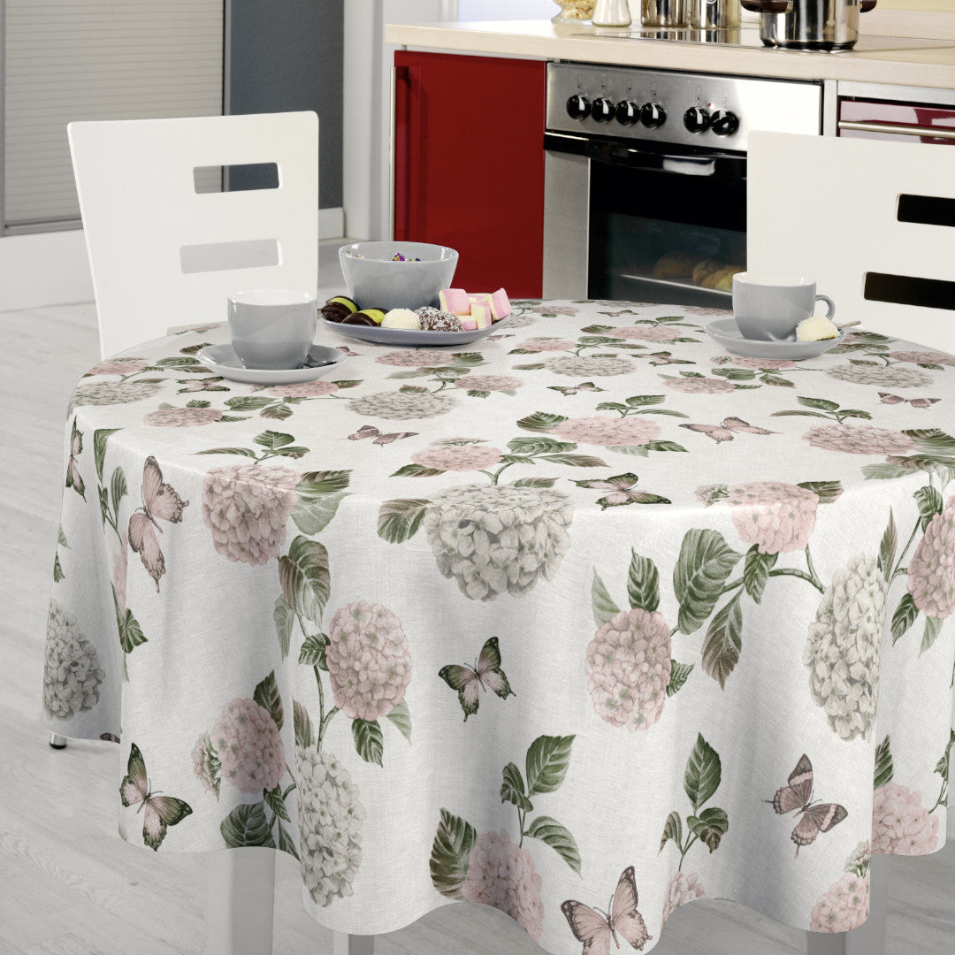 Nordfavn Hortensia Hage – Voksduk med sommerfugler