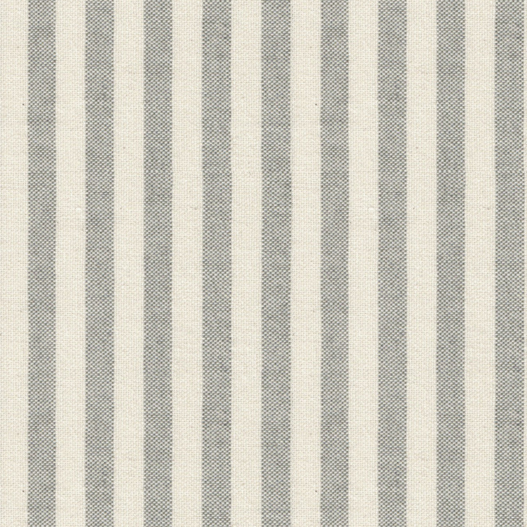 Nordfavn Ibiza Duegrå – Akrylduk med tverrgående striper i linlook