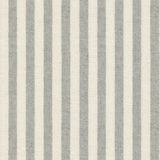 Nordfavn Ibiza Duegrå – Akrylduk med tverrgående striper i linlook