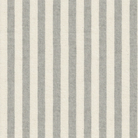 Nordfavn Ibiza Duegrå – Akrylduk med tverrgående striper i linlook