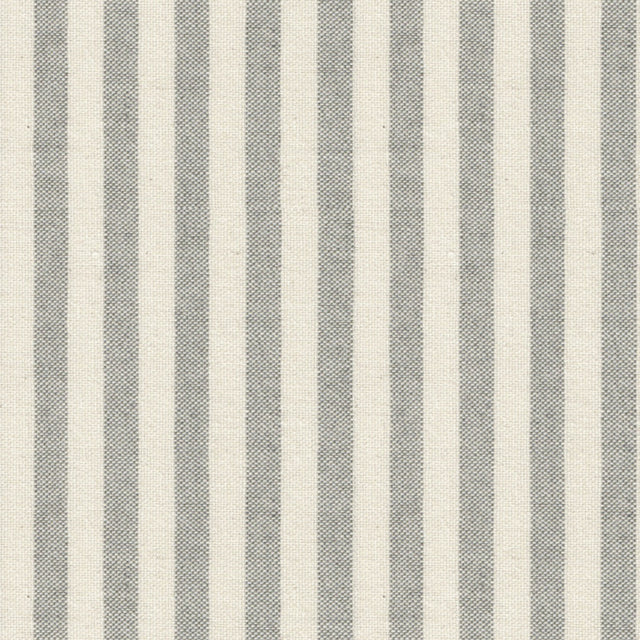 Nordfavn Ibiza Duegrå – Akrylduk med tverrgående striper i linlook