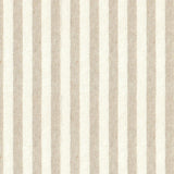 Nordfavn Ibiza Lys Sand – Akrylduk med tverrgående striper i linlook