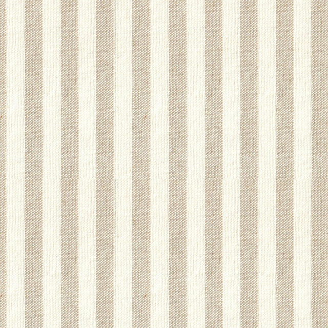 Nordfavn Ibiza Lys Sand – Akrylduk med tverrgående striper i linlook