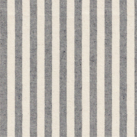 Nordfavn Ibiza Stengrå – Akrylduk med tverrgående striper i linlook