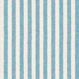 Nordfavn Ibiza Støvet Blå – Akrylduk i linlook med tverrgående striper